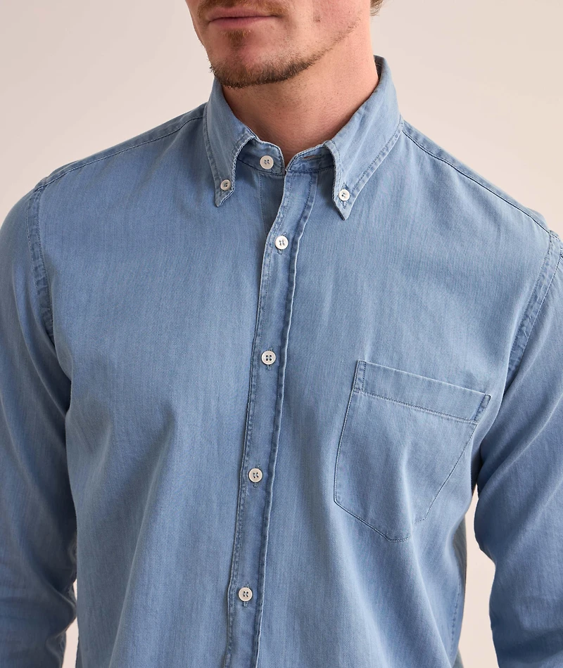 Giza Cotton Denim Shirt