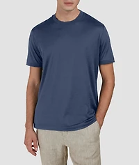 Cotton-Silk Crewneck T-Shirt