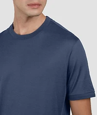 Cotton-Silk Crewneck T-Shirt