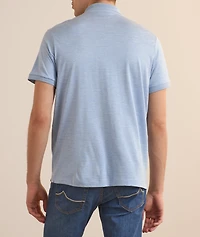 Cotton-Silk Polo Shirt