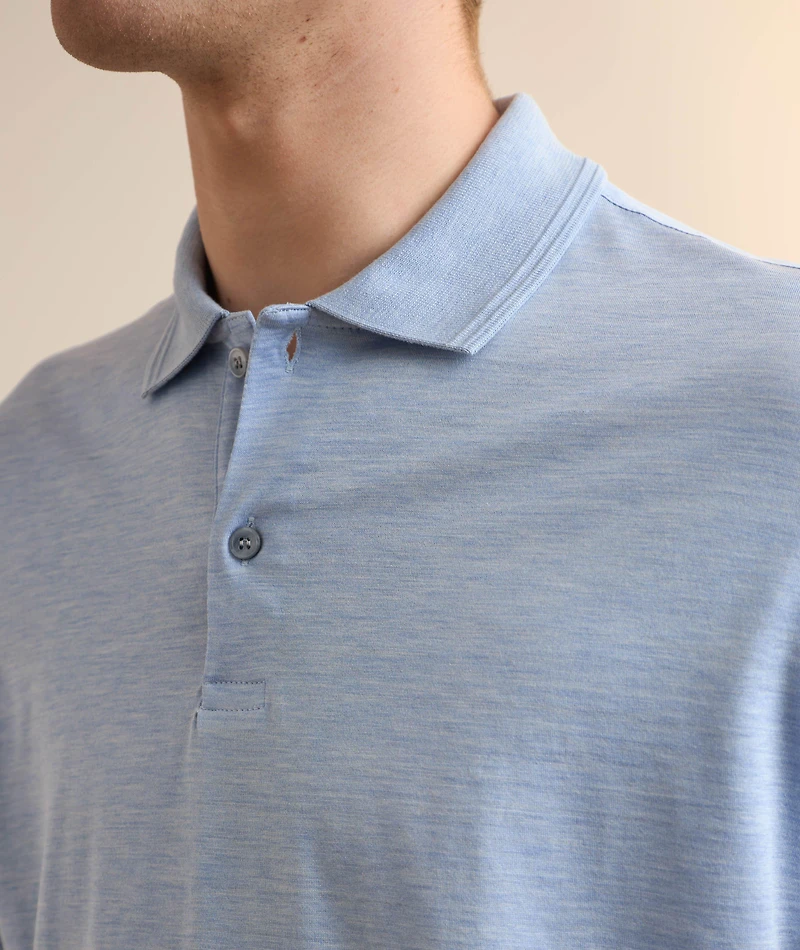 Cotton-Silk Polo Shirt