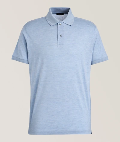 Cotton-Silk Polo Shirt