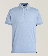 Cotton-Silk Polo Shirt