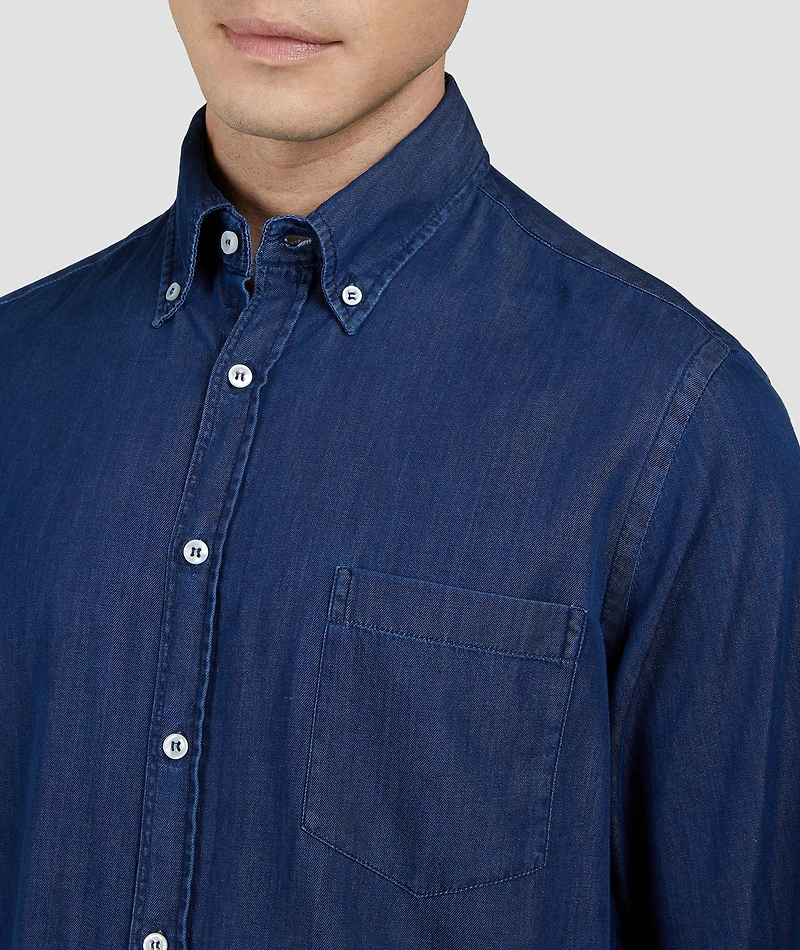 Giza Cotton Denim Shirt