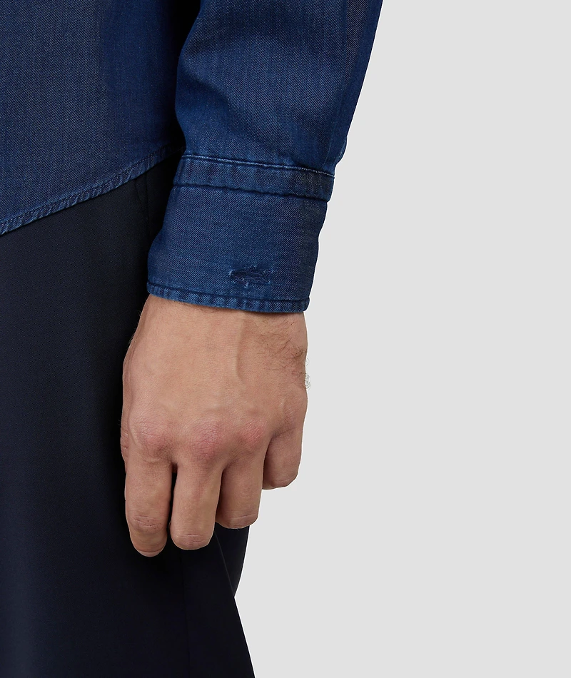 Giza Cotton Denim Shirt