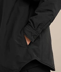 Stacked Logo Badge Padded Overshirt
