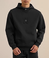 Tonal Logo Hooded Sweater