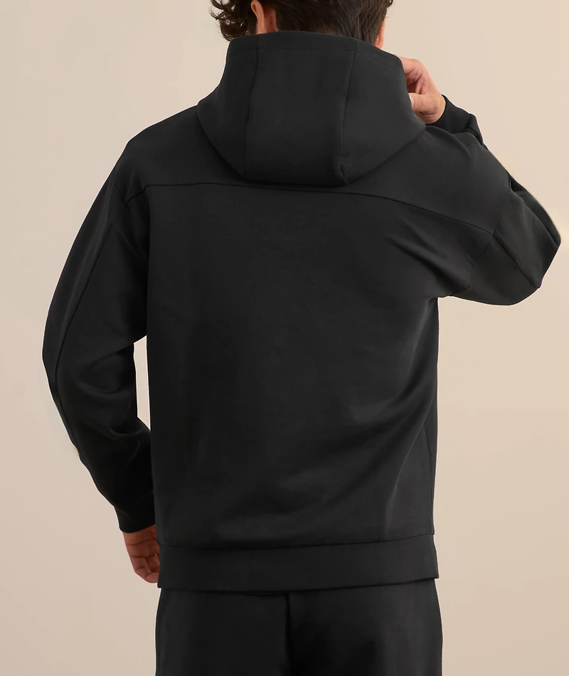 Tonal Logo Hooded Sweater