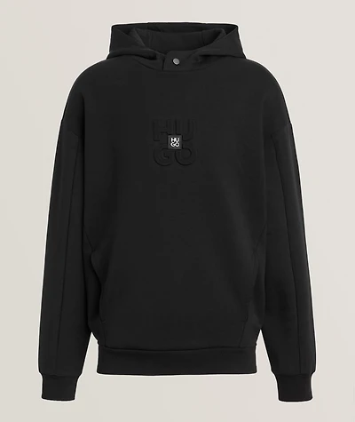 Tonal Logo Hooded Sweater