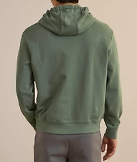 Tonal Logo Cotton Hooded Sweater