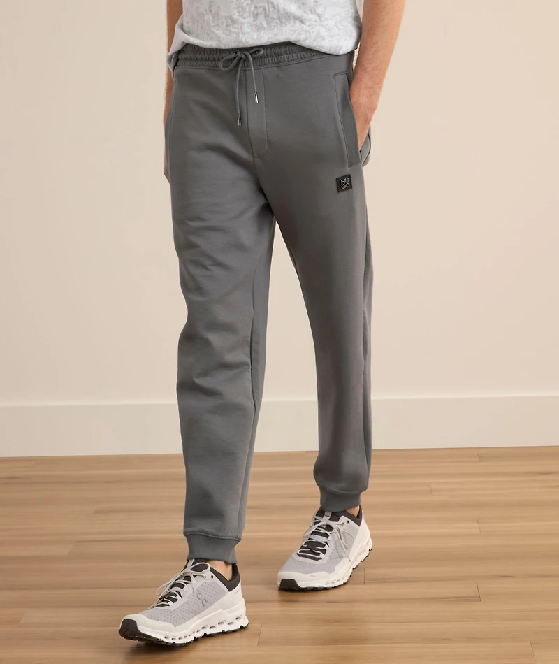 Stacked Box Logo Cotton-Blend Sweatpants