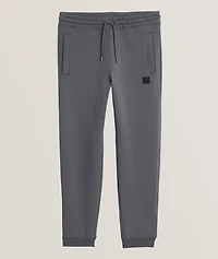 Stacked Box Logo Cotton-Blend Sweatpants