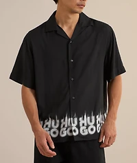 Smoke Logo Camp Shirt