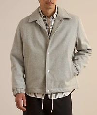 Wool-Blend Bomber Jacket