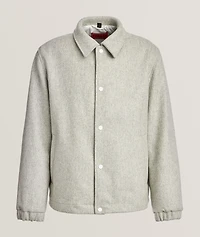 Wool-Blend Bomber Jacket