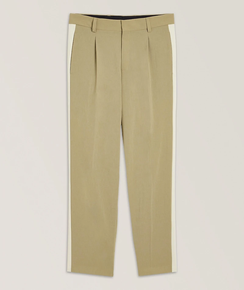 Contrast Side Panel Pants