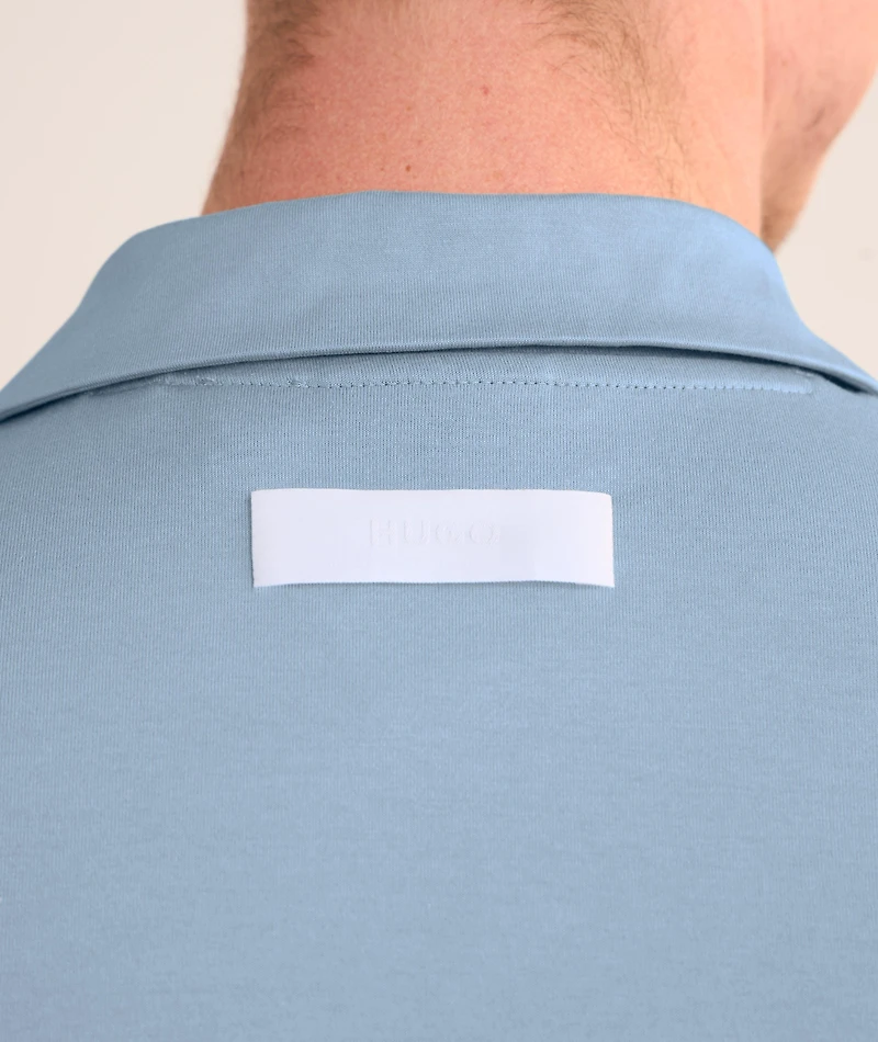 Mercerized Cotton Slim-Fit Polo
