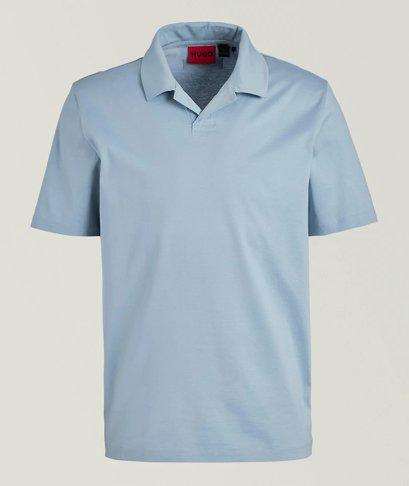 Mercerized Cotton Slim-Fit Polo
