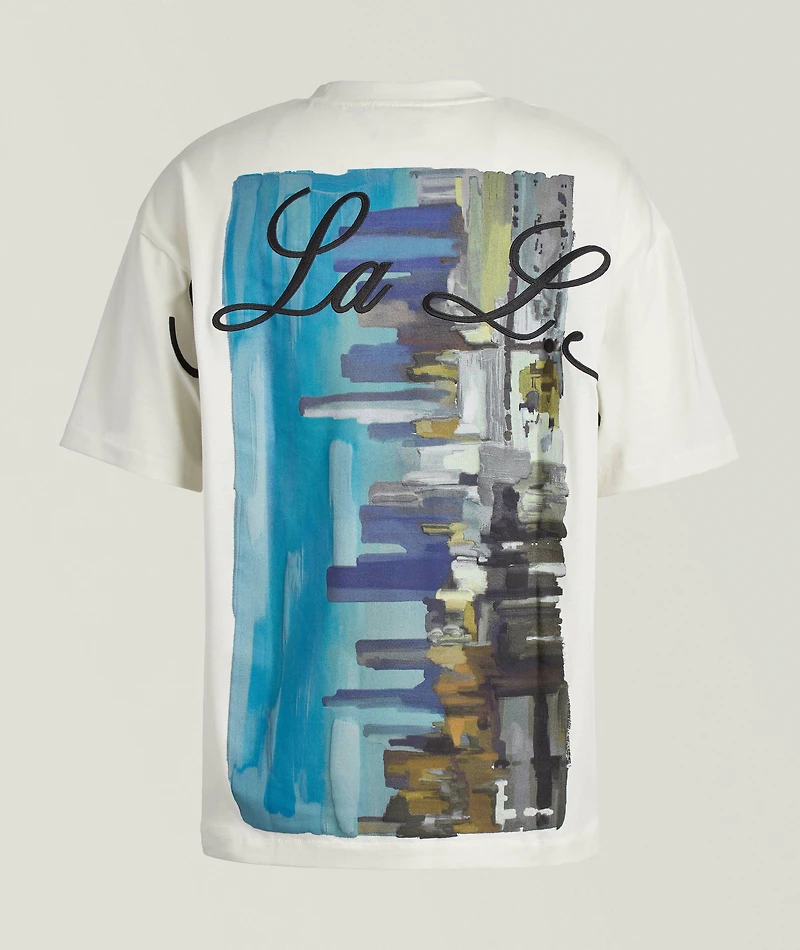 LA Artwork Cotton-Jersey T-Shirt