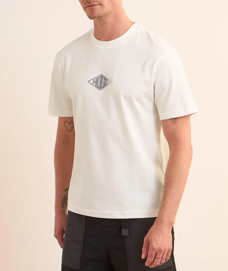 Textured Logo Cotton T-Shirt