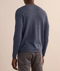 Lightweight Mélange Cotton-Blend Sweater