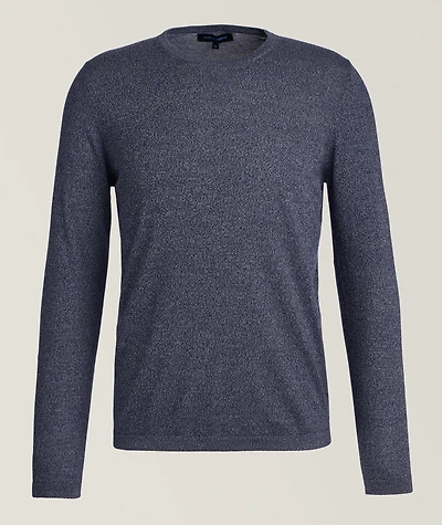 Lightweight Mélange Cotton-Blend Sweater