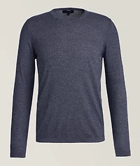 Lightweight Mélange Cotton-Blend Sweater