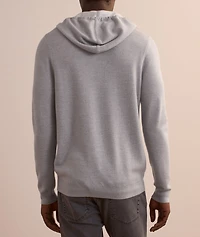 Double Face Full-Zip Hooded Sweater