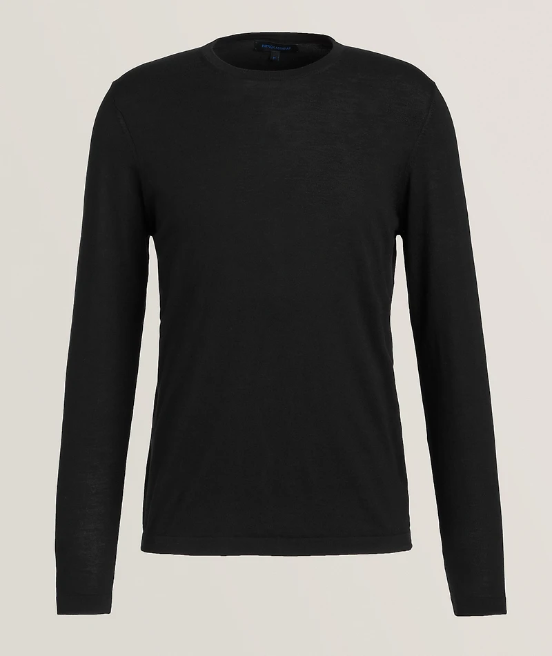 Cotton-Blend Crewneck Sweater