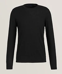 Cotton-Blend Crewneck Sweater