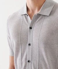 Merino Wool-Silk Knit Shirt