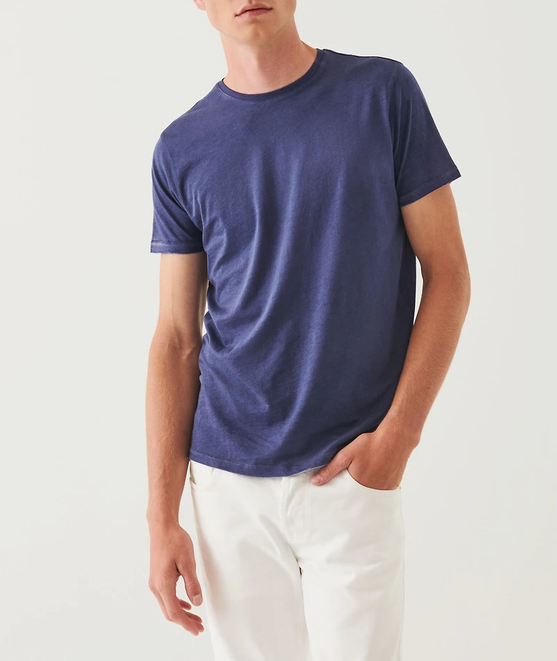 Spray Wash Pima Cotton T-Shirt
