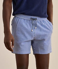 Seersucker Stripe Swim Shorts