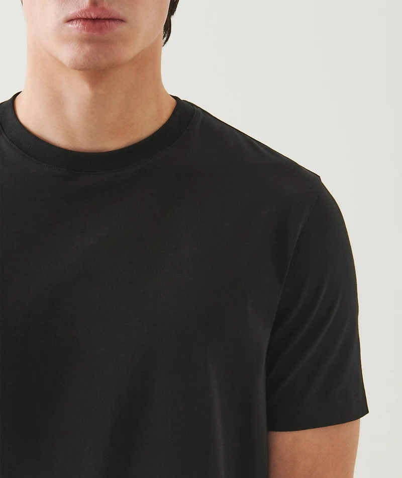 Organic Pima High Neck T-Shirt