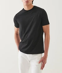 Organic Pima High Neck T-Shirt