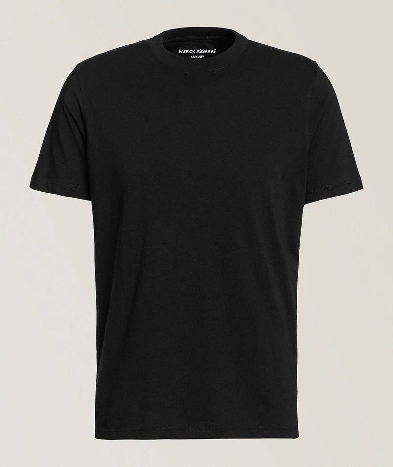 Organic Pima High Neck T-Shirt