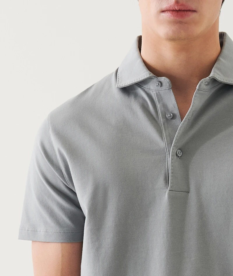 Stretch-Pima Cotton Polo