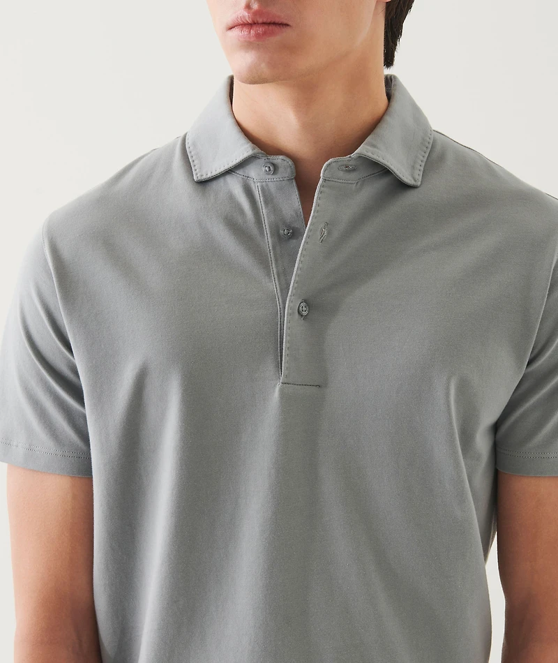 Stretch-Pima Cotton Polo