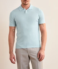 Cotton-Blend Tipped Polo