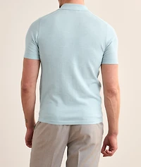 Cotton-Blend Tipped Polo
