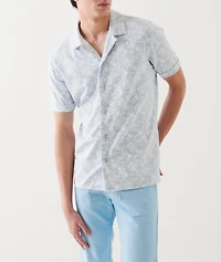 Floral Print Camp Shirt