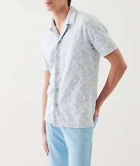 Floral Print Camp Shirt