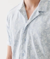 Floral Print Camp Shirt