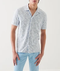 Floral Print Camp Shirt