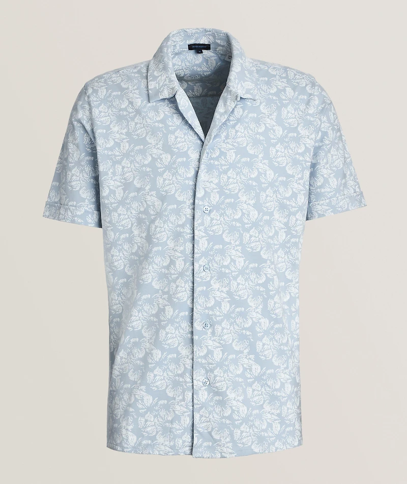 Floral Print Camp Shirt