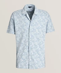 Floral Print Camp Shirt