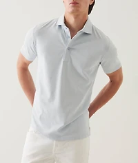 Stretch-Pima Cotton Geo Neat Polo