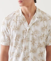 Floral Print Camp Shirt