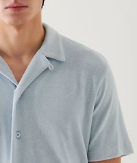 Terry Cotton Camp Shirt