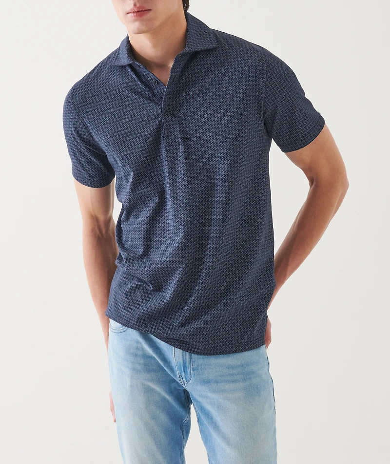 Stretch-Pima Cotton Neat Polo